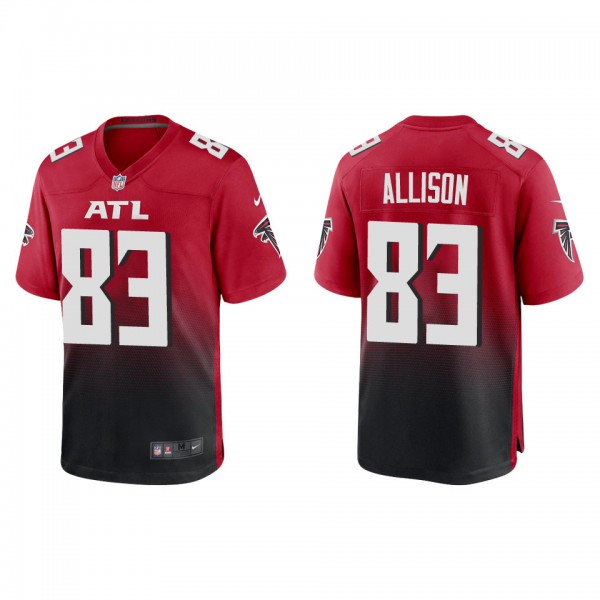 Men's Atlanta Falcons Geronimo Allison Red Game Jersey