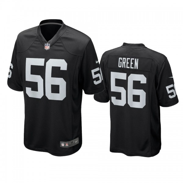 Las Vegas Raiders Gerri Green Black Game Jersey