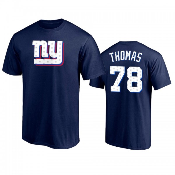 New York Giants Andrew Thomas Navy 2021 Independen...