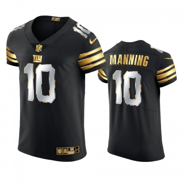 New York Giants Eli Manning Black 2020-21 Golden E...