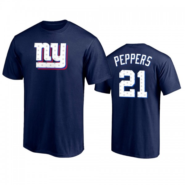 New York Giants Jabrill Peppers Navy 2021 Independ...