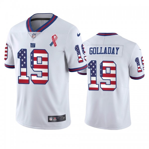 New York Giants Kenny Golladay White 9-11 Commemorative Jersey - Men's