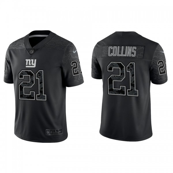 Men's New York Giants Landon Collins Black Reflect...