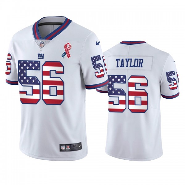 New York Giants Lawrence Taylor White 9-11 Commemo...