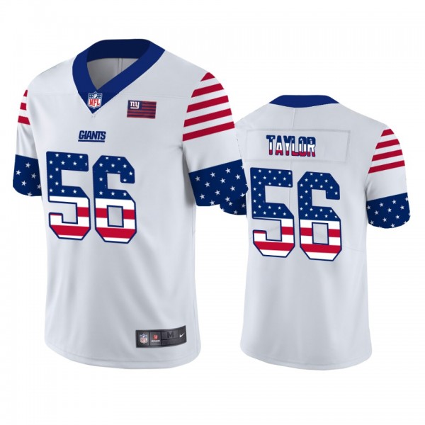 Lawrence Taylor New York Giants White Independence...