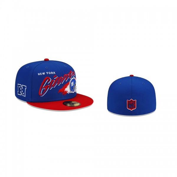 New York Giants Royal Helmet 59FIFTY Fitted Hat