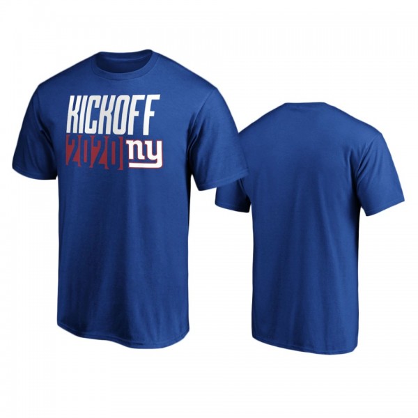 New York Giants Royal Kickoff 2020 T-Shirt