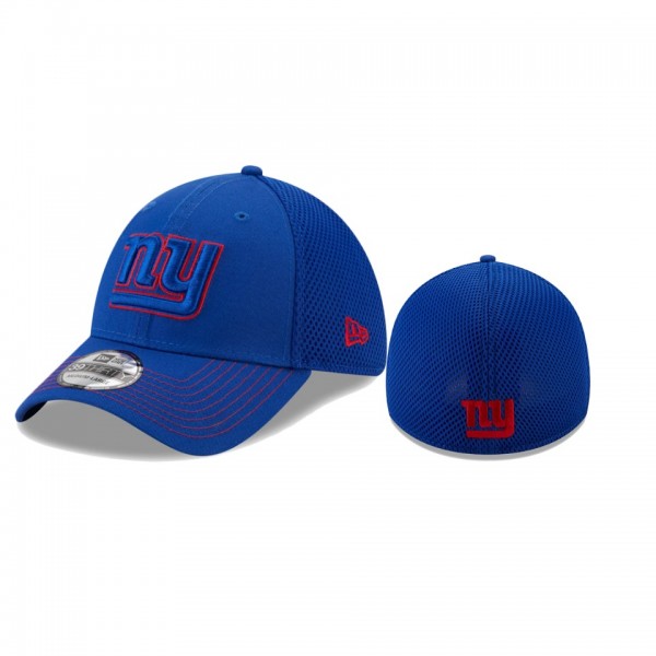 New York Giants Royal Team Neo 39THIRTY Flex Hat