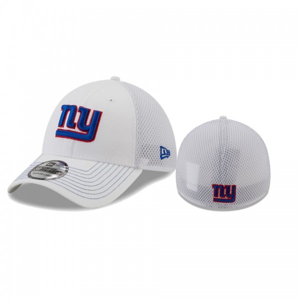 New York Giants White Team Neo 39THIRTY Flex Hat