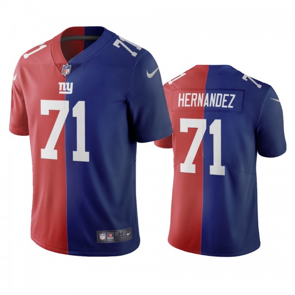New York Giants Will Hernandez Red Royal Two Tone ...