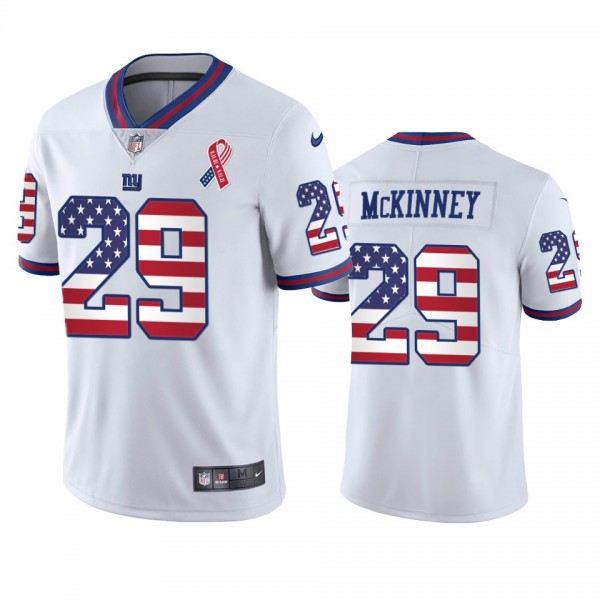 New York Giants Xavier McKinney White 9-11 Commemo...