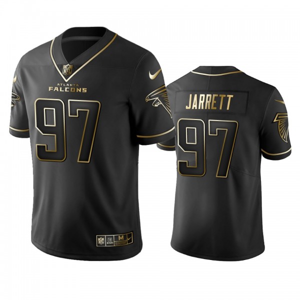 NFL 100 Grady Jarrett Atlanta Falcons Black Golden...