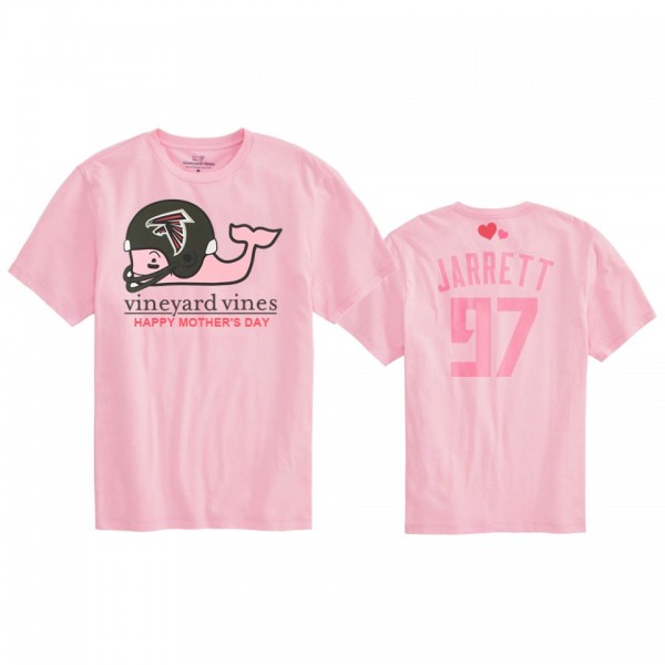 Women's Atlanta Falcons Grady Jarrett Pink Mother's Day T-Shirt