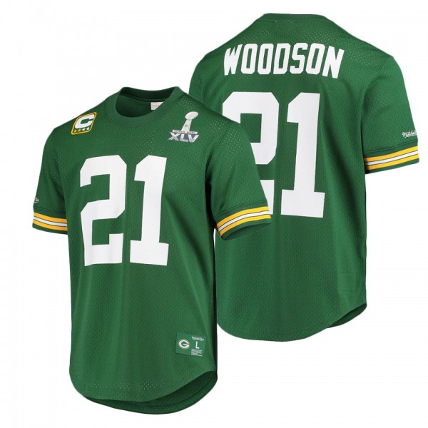 Men's Green Bay Packers Charles Woodson Mitchell &...