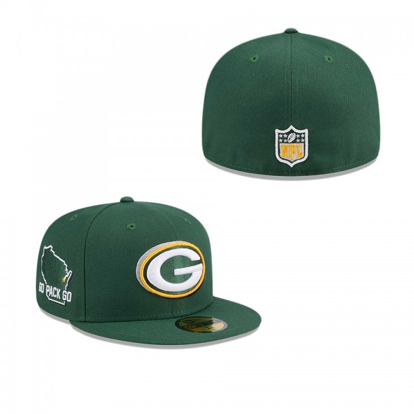Men's Green Bay Packers Green 2024 NFL Draft 59FIF...
