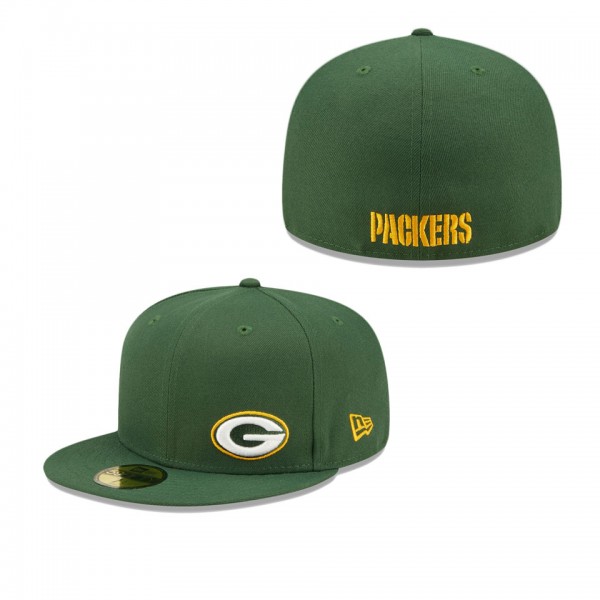 Men's Green Bay Packers Green Flawless 59FIFTY Fitted Hat