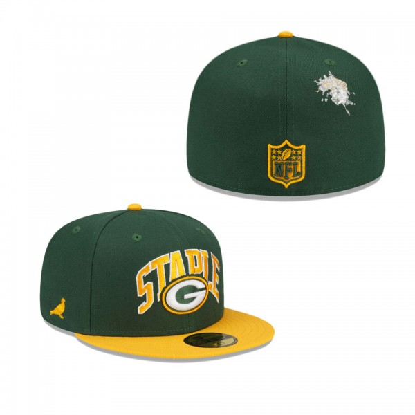Men's Green Bay Packers Green Gold NFL x Staple Co...
