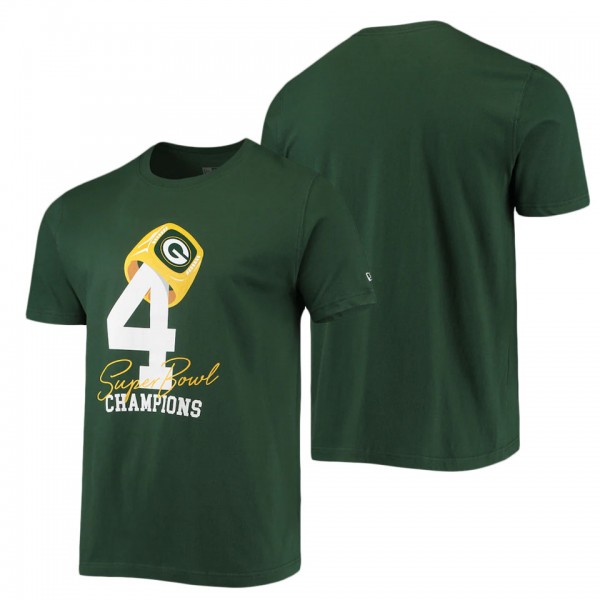 Green Bay Packers Green Local Count the Rings T-Sh...