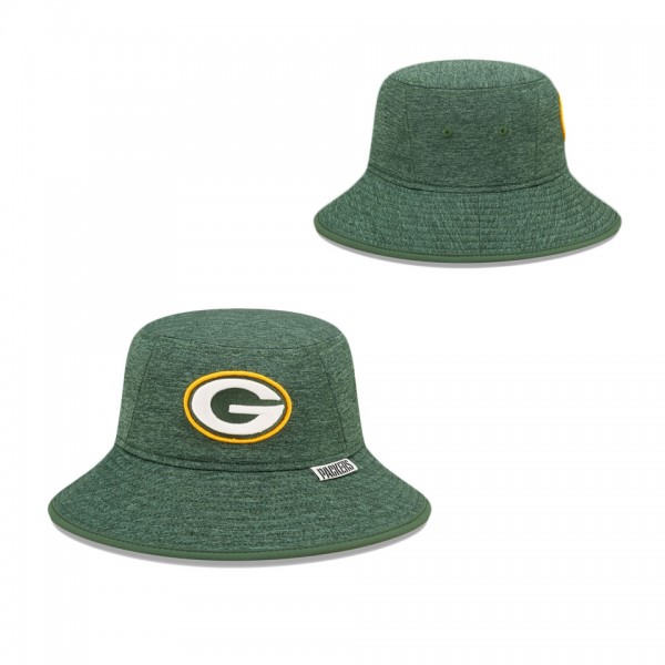 Men's Green Bay Packers Heather Green Bucket Hat