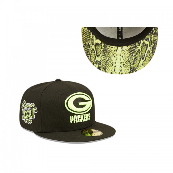 Green Bay Packers Summer Pop Yellow 59FIFTY Fitted...