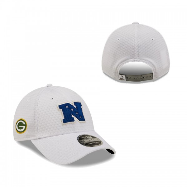 Men's Green Bay Packers White NFC Pro Bowl 9FORTY Adjustable Hat