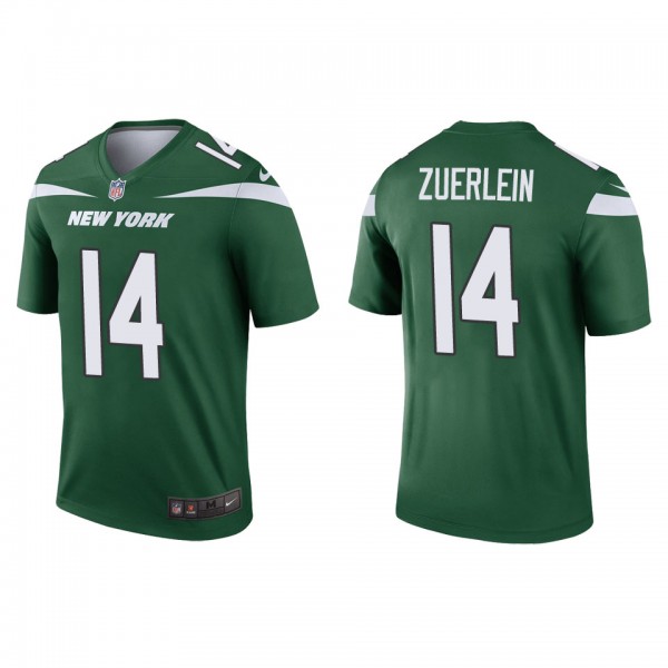 Men's New York Jets Greg Zuerlein Green Legend Jer...