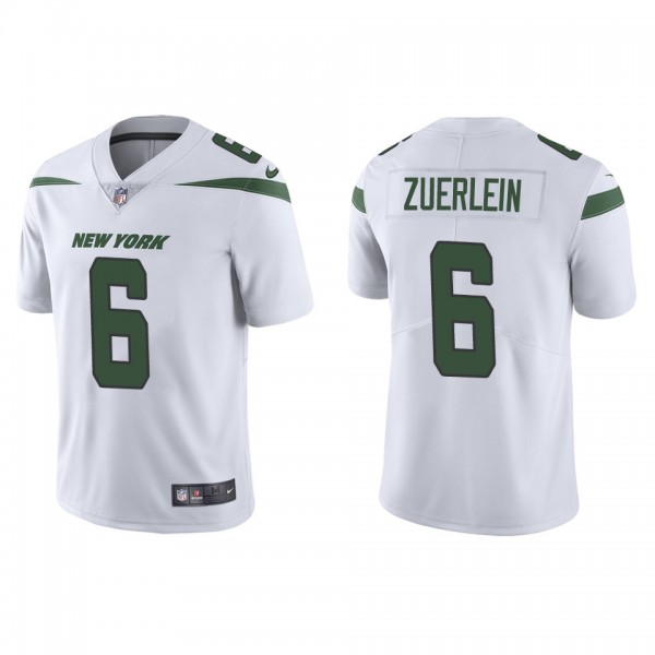 Men's New York Jets Greg Zuerlein White Vapor Limi...