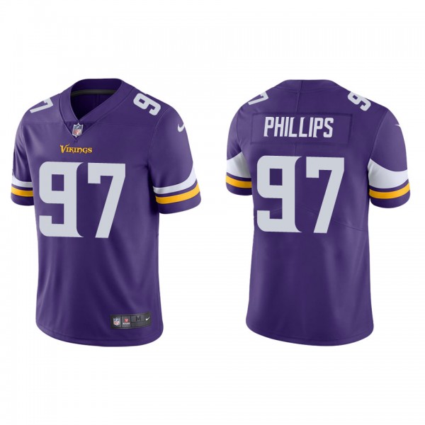 Men's Minnesota Vikings Harrison Phillips Purple V...