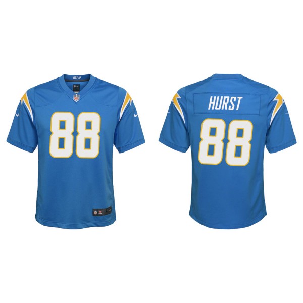 Youth Los Angeles Chargers Hayden Hurst Powder Blu...