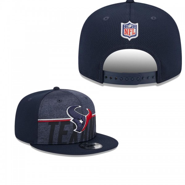 Men's Houston Texans Navy 2023 NFL Training Camp 9FIFTY Snapback Hat