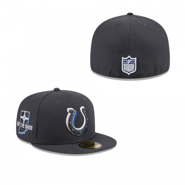 Men's Indianapolis Colts Graphite Official 2024 NF...