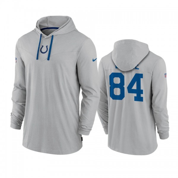 Men's Indianapolis Colts Jack Doyle Gray Hoodie Tr...