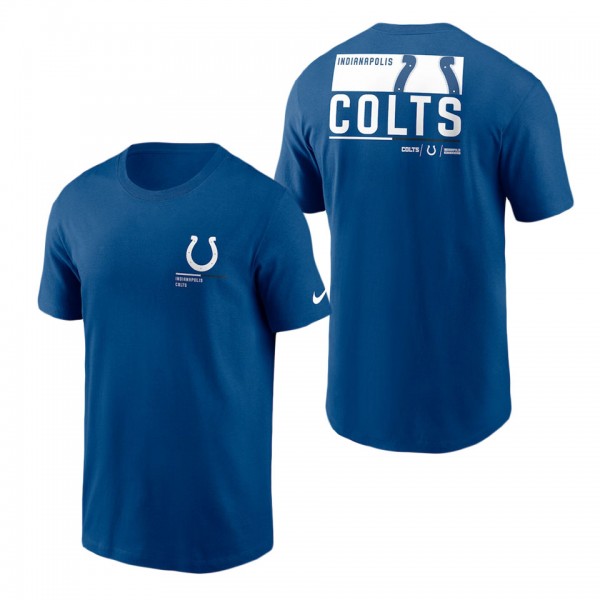 Men's Indianapolis Colts Royal Team Incline T-Shir...