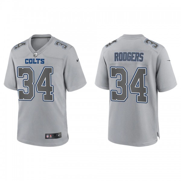 Isaiah Rodgers Men's Indianapolis Colts Gray Atmos...