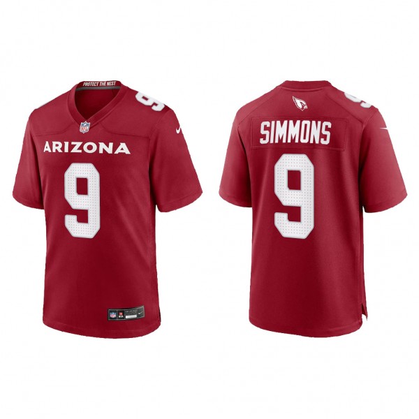 Men's Arizona Cardinals Isaiah Simmons Cardinal Ga...