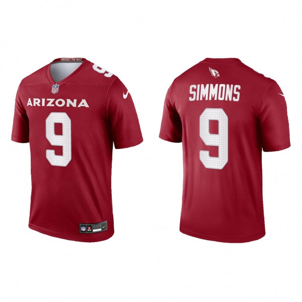 Men's Arizona Cardinals Isaiah Simmons Cardinal Le...