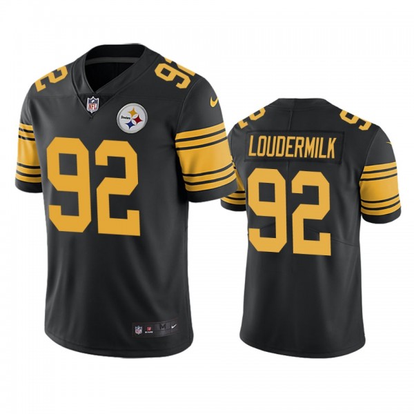 Color Rush Limited Pittsburgh Steelers Isaiahh Loudermilk Black Jersey