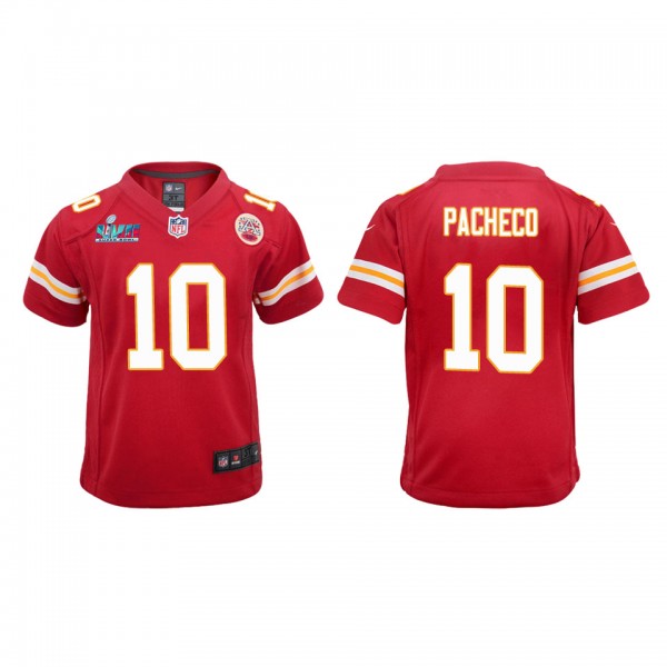 Isaih Pacheco Youth Kansas City Chiefs Super Bowl ...
