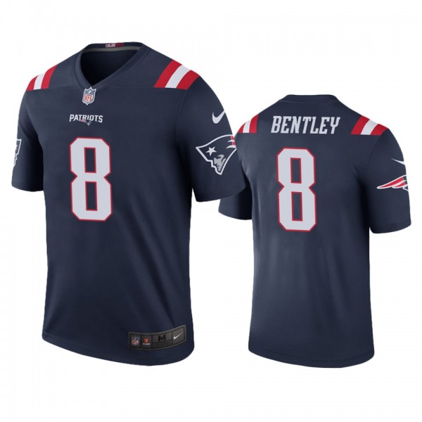 New England Patriots Ja'Whaun Bentley Navy Color R...