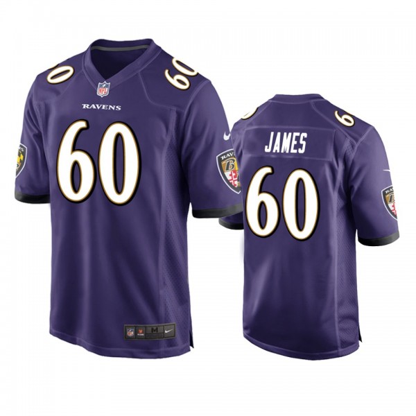 Baltimore Ravens Ja'Wuan James Purple Game Jersey