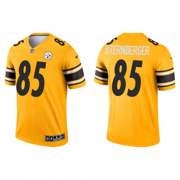 Men's Pittsburgh Steelers Jace Sternberger Gold In...