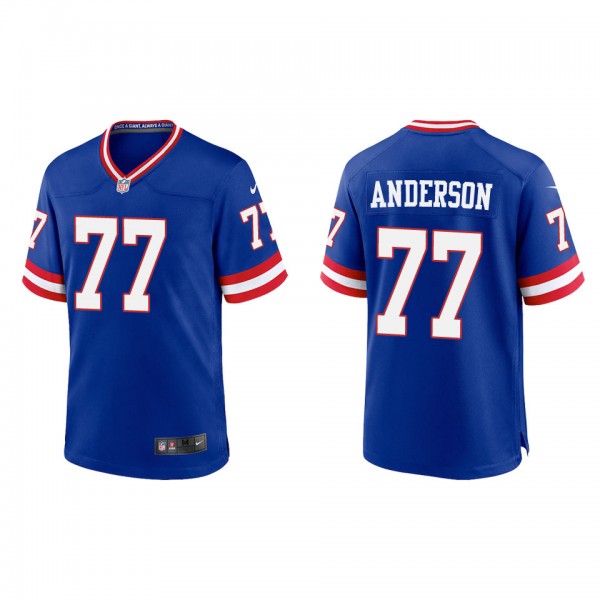 Men's New York Giants Jack Anderson Royal Classic ...