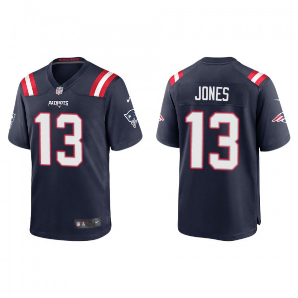Men's New England Patriots Jack Jones Navy Game Je...