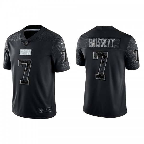 Jacoby Brissett Cleveland Browns Black Reflective ...