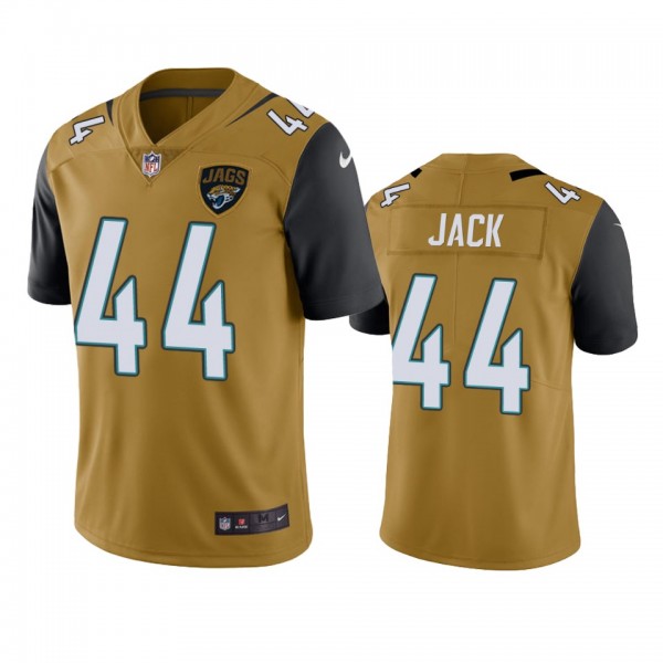 Jacksonville Jaguars #44 Men's Gold Myles Jack Col...