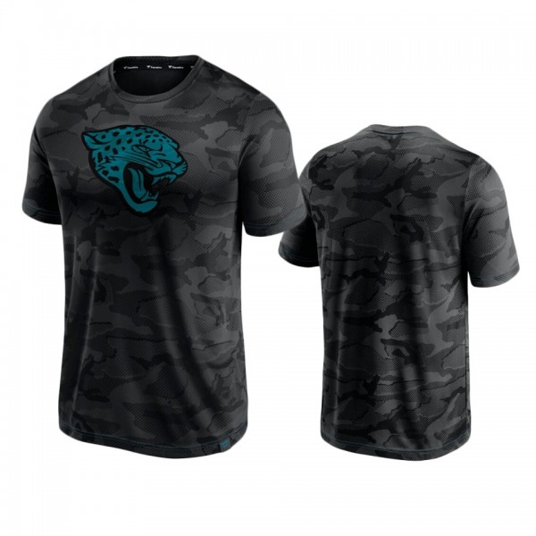 Jacksonville Jaguars Black Camo Jacquard T-Shirt