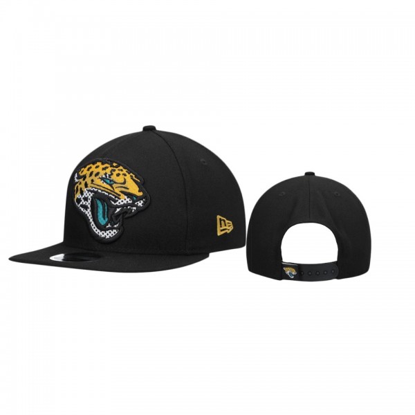 Jacksonville Jaguars Black Mesh Mix Snapback Hat