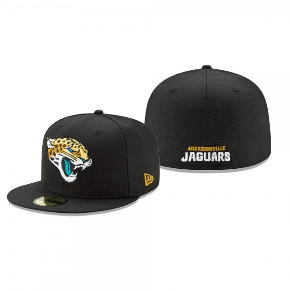 Jacksonville Jaguars Black Omaha Head Logo 59FIFTY...