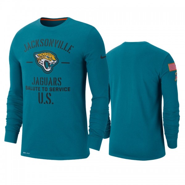 Jacksonville Jaguars Teal 2019 Salute to Service S...