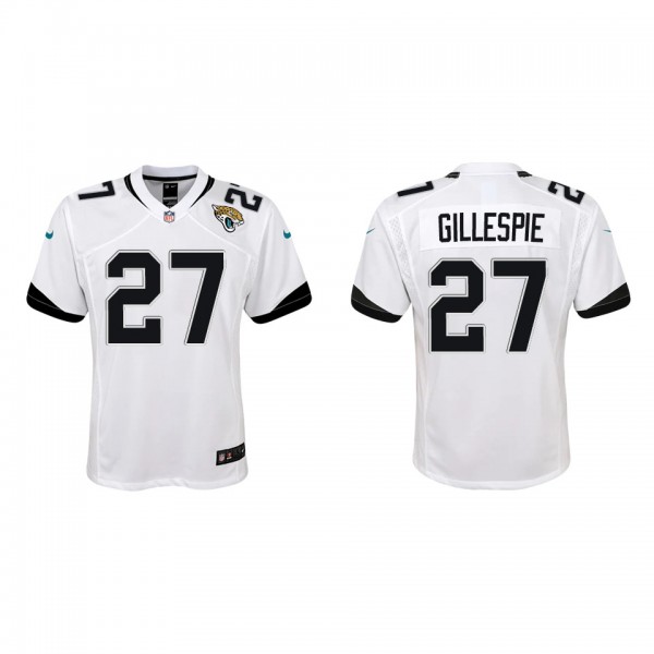 Youth Jacksonville Jaguars Tyree Gillespie White Game Jersey